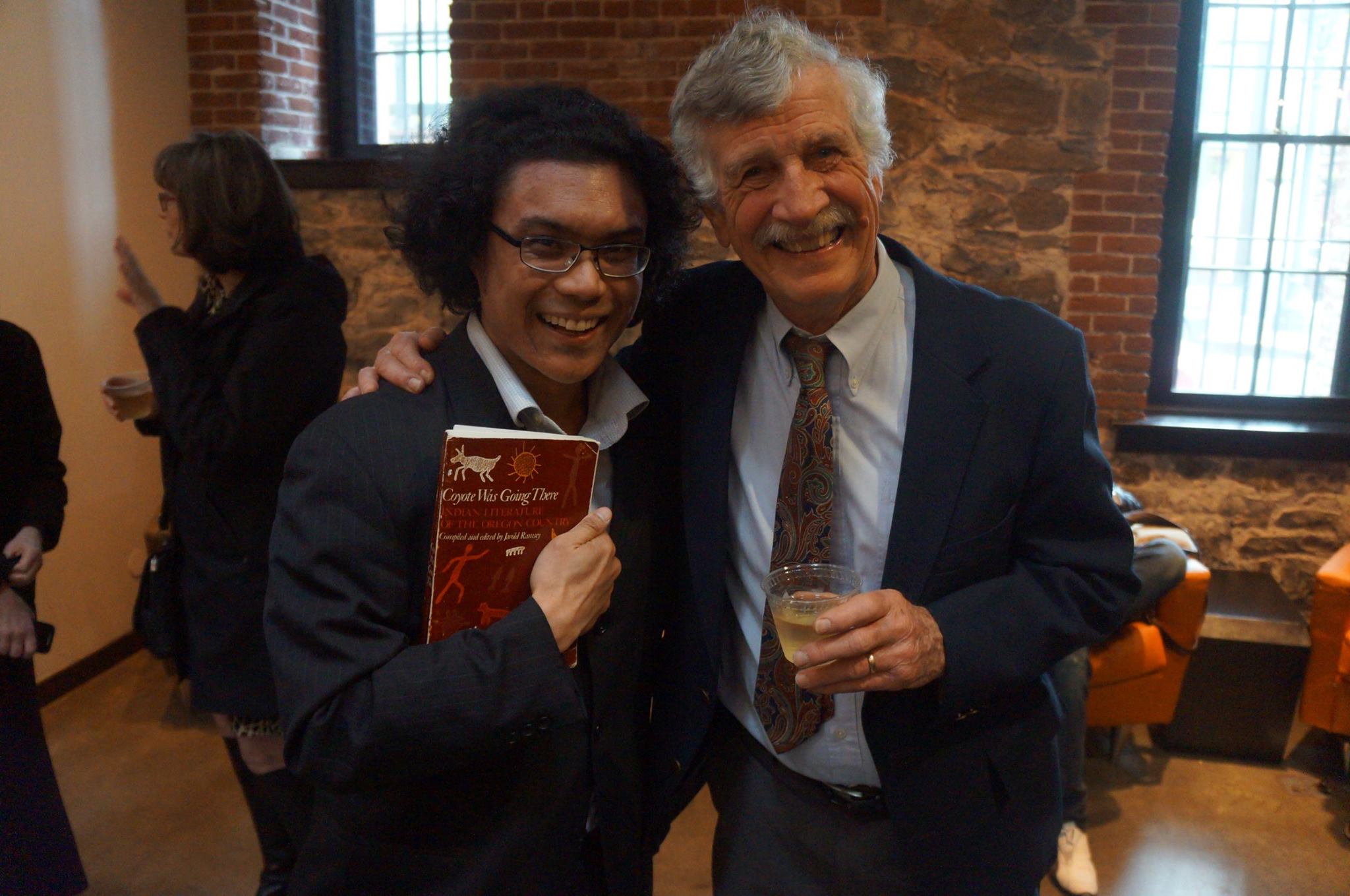 Armin Tolentino (left) with Jarold Ramsey. (Photograph: Laura Stanfill)